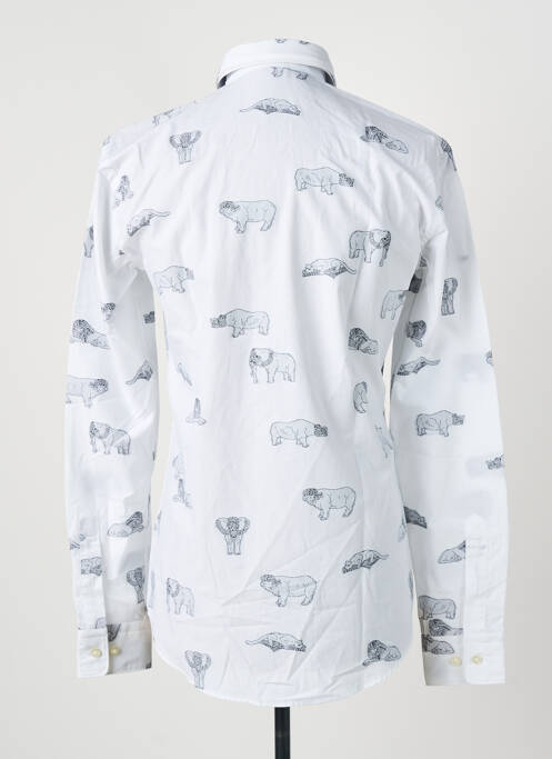 Cămașă cu mâneci lungi alb HUGO BOSS bărbat