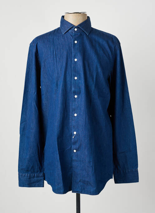 Cămașă cu mâneci lungi albastru SEIDEN STICKER bărbat