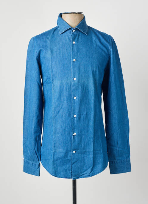 Cămașă cu mâneci lungi albastru SEIDEN STICKER bărbat