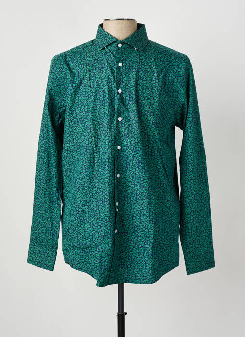 Cămașă cu mâneci lungi verde SEIDEN STICKER bărbat