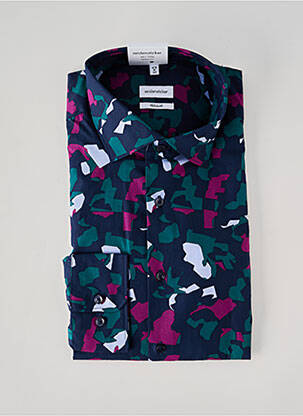 Cămașă cu mâneci lungi albastru SEIDEN STICKER bărbat