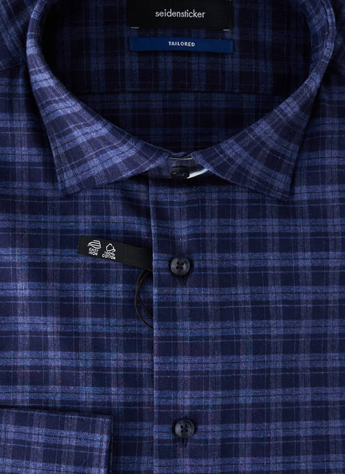 Cămașă cu mâneci lungi albastru SEIDEN STICKER bărbat