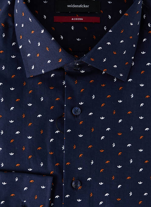 Cămașă cu mâneci lungi albastru SEIDEN STICKER bărbat