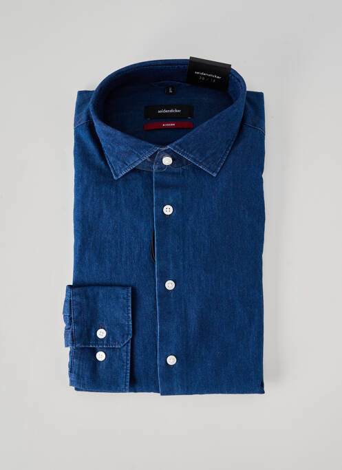 Cămașă cu mâneci lungi albastru SEIDEN STICKER bărbat