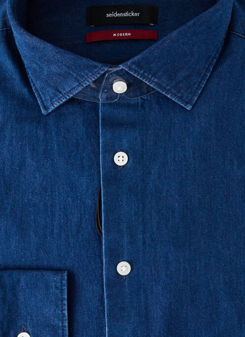 Cămașă cu mâneci lungi albastru SEIDEN STICKER bărbat