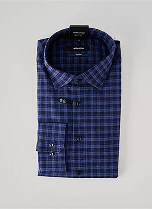 Cămașă cu mâneci lungi albastru SEIDEN STICKER bărbat