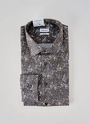 Cămașă cu mâneci lungi gri SEIDEN STICKER bărbat