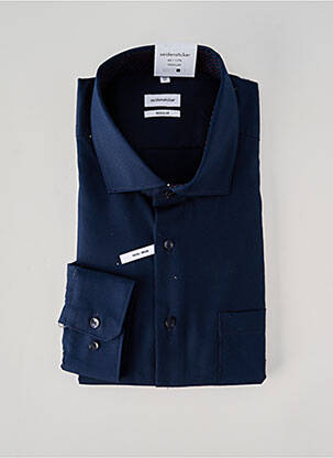 Cămașă cu mâneci lungi albastru SEIDEN STICKER bărbat