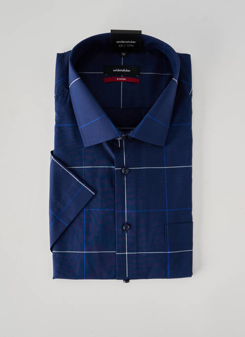 Cămașă cu mâneci scurte albastru SEIDEN STICKER bărbat