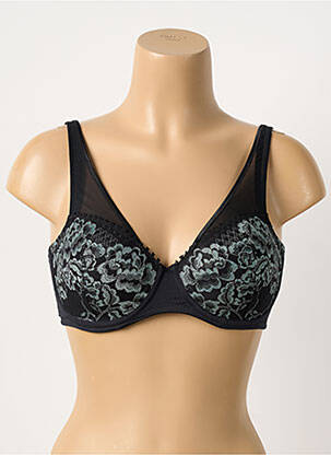 Sutien efect material satinat top sutien modelat negru PRIMADONNA femeie