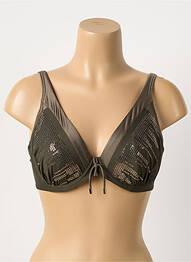 Sutien de costum de baie elasticitate top sutien modelat verde PRIMADONNA femme