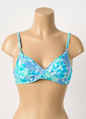 Sutien de costum de baie elasticitate top sutien modelat albastru JESSY BEACHWEAR femeie