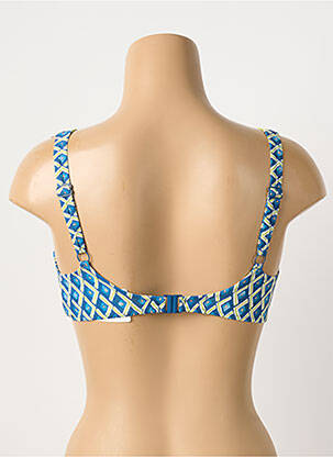 Sutien de costum de baie elasticitate top sutien modelat albastru JESSY BEACHWEAR femeie