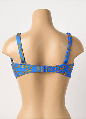 Sutien de costum de baie elasticitate sutien balconet cu decolteu înalt albastru PRIMADONNA femeie