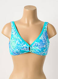 Sutien de costum de baie elasticitate top sutien modelat albastru JESSY BEACHWEAR femeie
