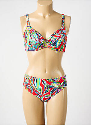 Costum de baie din două piese roșu ROSE POMME femeie