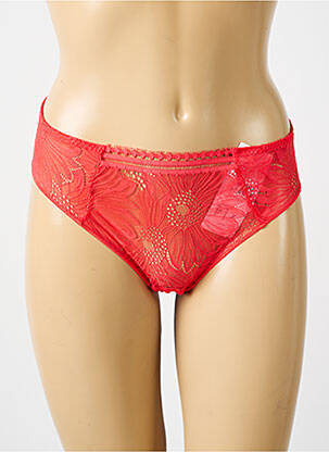 Chilot efect material satinat portocaliu SIMONE PERELE femeie