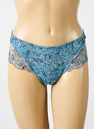 Shorty efect material satinat albastru PRIMADONNA femeie
