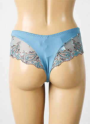 Shorty efect material satinat albastru PRIMADONNA femeie