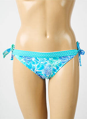 Chiloți de baie imprimeu fantezie bikini albastru JESSY BEACHWEAR femeie