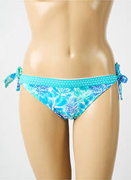 Chiloți de baie țesătură satinată bikini albastru JESSY BEACHWEAR femme