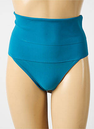Chilot modelator efect material satinat albastru PAIN DE SUCRE femeie