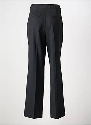 Pantalon drept talie cu cleme talie înaltă negru SET femeie