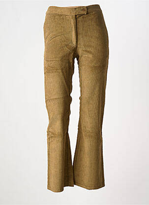 Pantalon evazat verde V.DE.VINSTER femeie