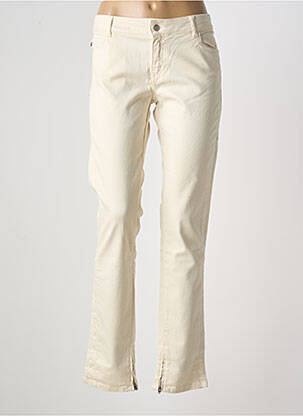 Blugi cu croială slim bej ATHÉ femeie