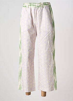 Pantalon 7/8 țesătură poplin mărime normală violet HOD femeie