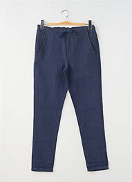 Pantalon chino țesătură poplin mărime normală albastru CHLOÉ STORA femeie