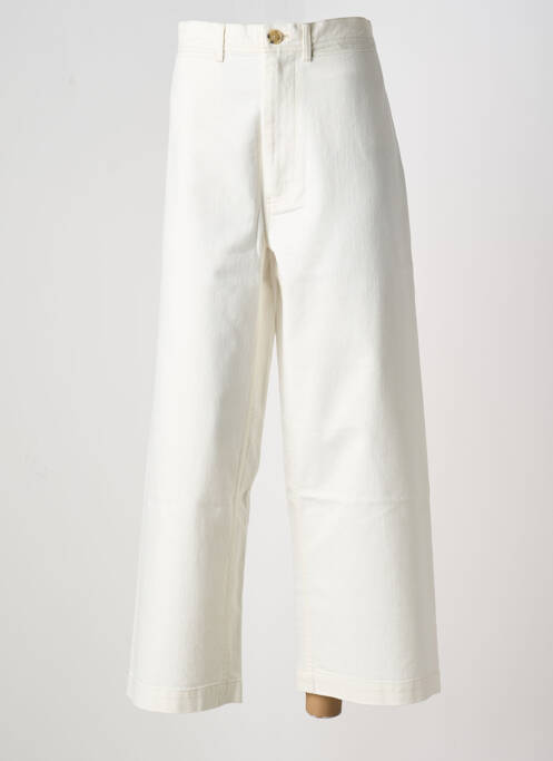 Blugi cu croială largă buzunare talie înaltă bej BELLEROSE femme