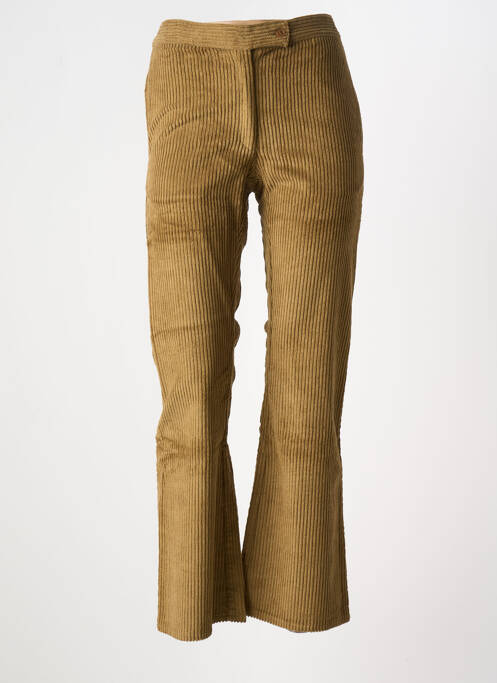 Pantalon evazat verde V.DE.VINSTER femeie