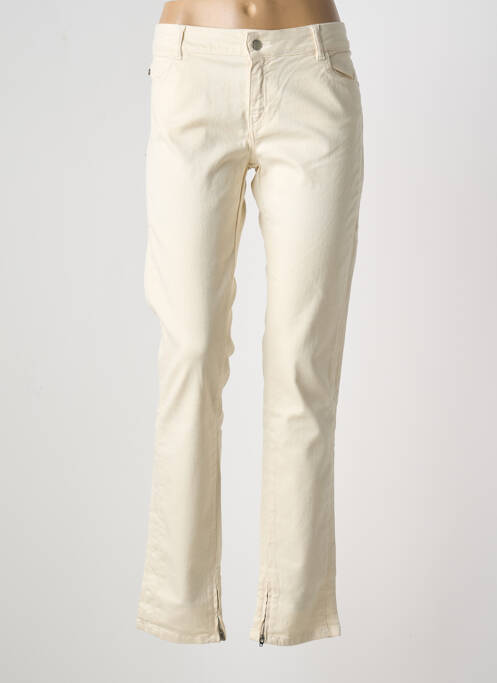 Blugi cu croială slim bej ATHÉ femeie