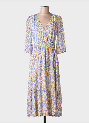 Rochie midi mâneci 3/4 mâneci 3/4 alb SECOND FEMALE femeie