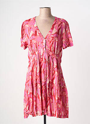 Rochie scurtă roz BA&SH femeie