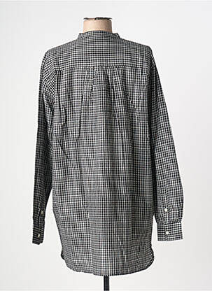 Bluză țesătură poplin mâneci lungi negru LEON & HARPER femeie