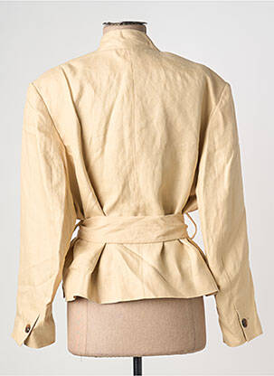 Jachete casual finisaj interior dublat bej SOEUR femeie