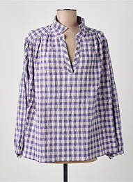 Cămașă țesătură crep mâneci lungi violet CHLOÉ STORA femme