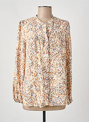 Cămașă imprimeu fantezie mâneci lungi bej SECOND FEMALE femme