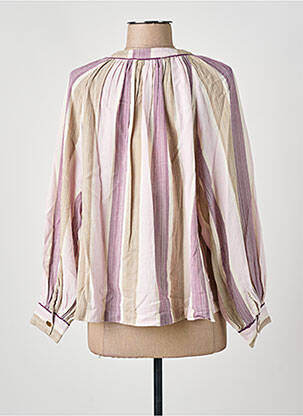 Cămașă țesătură crep mâneci lungi violet BELLE PIÈCE femeie