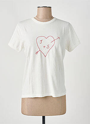 Tricou alb SWILDENS femeie