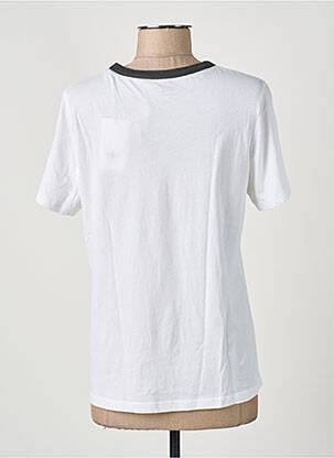 Tricou croială dreaptă mâneci scurte alb LEON & HARPER femeie