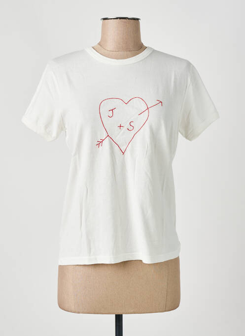 Tricou alb SWILDENS femeie