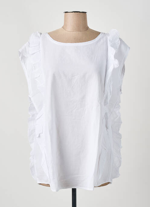 Top alb HARTFORD femeie