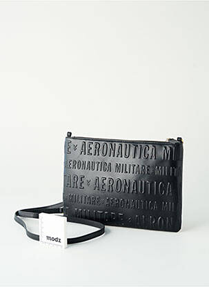 Plic multibuzunare negru AERONAUTICA femeie