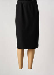 Fustă midi talie cu cleme negru WEINBERG femme