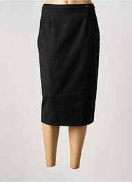 Fustă midi elasticitate negru WEINBERG femme