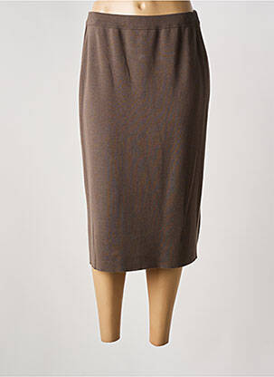 Fustă midi maro PAUPORTÉ femeie