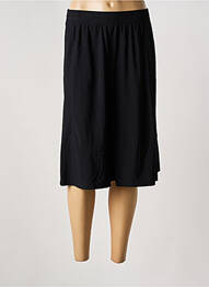 Fustă midi elasticitate negru PAUPORTÉ femme